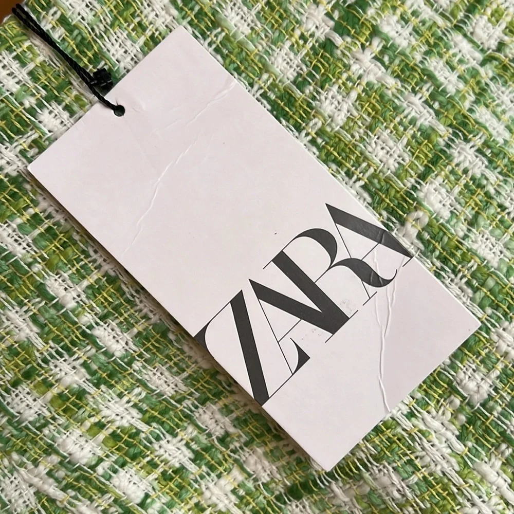 ZARA Tweed High Waist Shorts - Picture 9 of 14